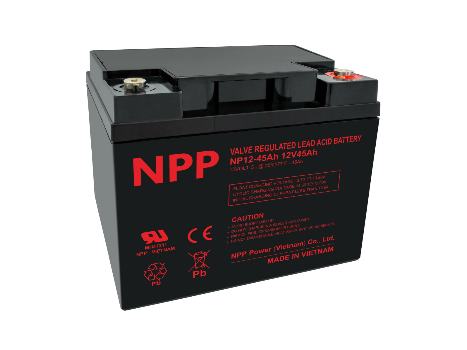 Акумуляторна батарея NPP NP12-45Ah